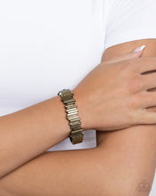 Load image into Gallery viewer, Paparazzi Admirably Aligned - Brass Bracelet
