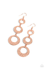 Load image into Gallery viewer, Paparazzi High Society Stunner - Copper Earrings
