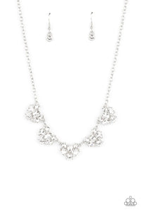 Paparazzi Envious Elegance - White Necklace