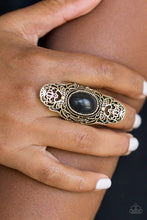 Load image into Gallery viewer, Paparazzi Ego Trippin’ - Brass Ring
