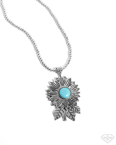 Paparazzi Sunflower Solstice - Blue Necklace