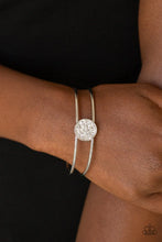 Load image into Gallery viewer, Paparazzi Dial Up The Dazzle - White Bracelet
