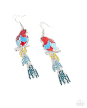 Load image into Gallery viewer, Paparazzi Parrot Pull - Red Earrings
