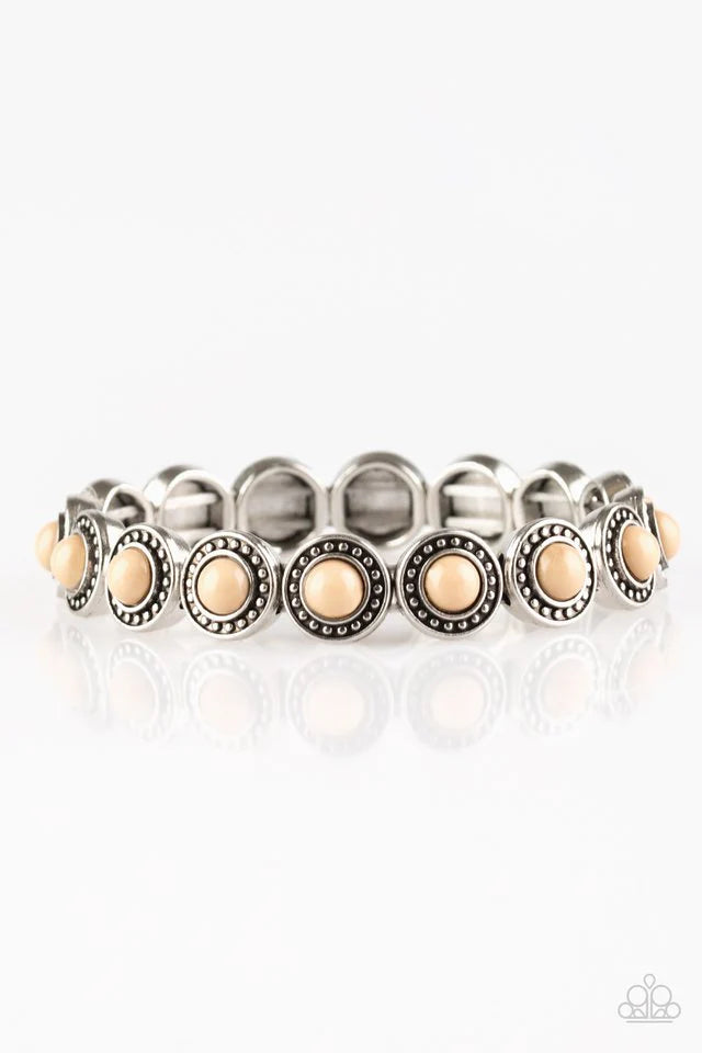 Paparazzi Globetrotter Goals - Brown Bracelet