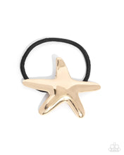 Load image into Gallery viewer, Paparazzi Sleek Starfish - Gold Hair Accessory
