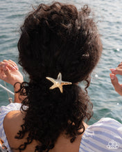 Load image into Gallery viewer, Paparazzi Sleek Starfish - Gold Hair Accessory
