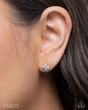 Load image into Gallery viewer, Paparazzi Tactical Turtle - Silver Earrings
