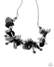 Load image into Gallery viewer, Paparazzi Streamlined Sequins - Black Necklace
