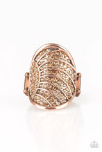 Load image into Gallery viewer, Paparazzi Dazzle Daze - Copper Ring
