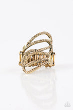 Load image into Gallery viewer, Paparazzi Chasing Starlight - Brass Ring
