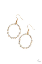 Load image into Gallery viewer, Paparazzi Glowing Grandeur - Gold Earrings
