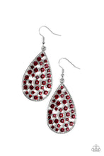 Load image into Gallery viewer, Paparazzi Call Me Ms. Universe - Red Earrings
