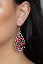 Load image into Gallery viewer, Paparazzi Call Me Ms. Universe - Red Earrings
