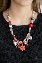 Load image into Gallery viewer, Paparazzi Charmed, I Am Sure - Red Necklace
