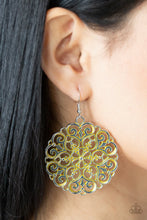 Load image into Gallery viewer, Paparazzi MANDALA Effect - Yellow Earrings
