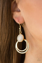 Load image into Gallery viewer, Paparazzi Dreamily Dreamland - Gold Earrings

