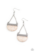 Load image into Gallery viewer, Paparazzi Mesa Mezzanine - White Earrings
