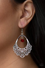 Load image into Gallery viewer, Paparazzi Garden Society - Red Earrings
