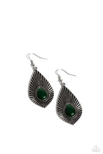 Load image into Gallery viewer, Paparazzi SOUL-ar Flare - Green Earrings
