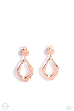 Load image into Gallery viewer, Paparazzi Metallic Mezzanine - Copper Earrings
