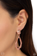Load image into Gallery viewer, Paparazzi Metallic Mezzanine - Copper Earrings
