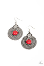 Load image into Gallery viewer, Paparazzi Terra Throwdown - Red Earrings
