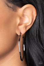 Load image into Gallery viewer, Paparazzi Major Flex - Black Earrings
