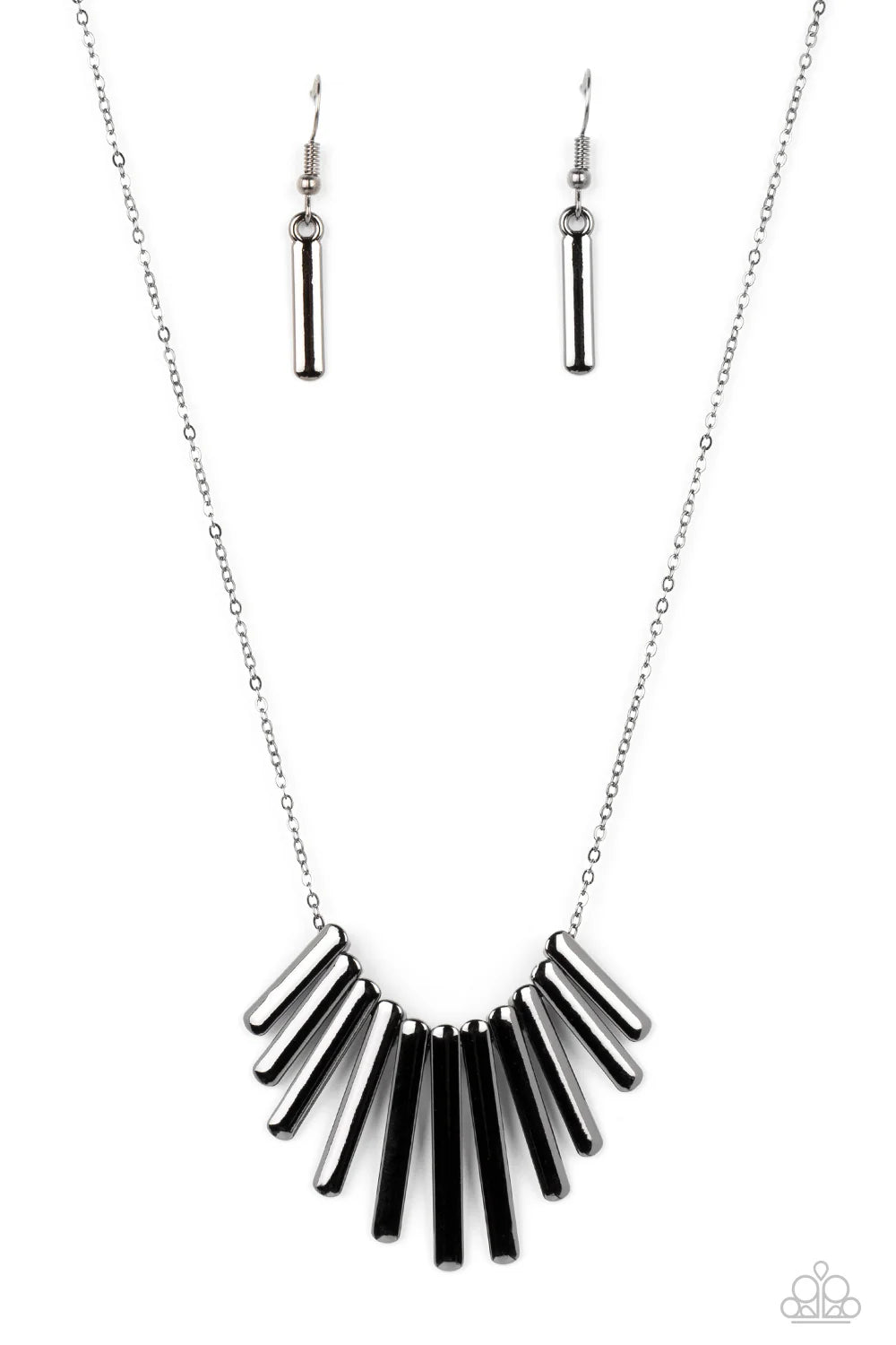 Paparazzi Leading Mane - Black Necklace