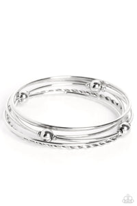 Paparazzi Lost And Found - Silver Bracelet
