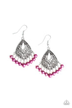 Load image into Gallery viewer, Paparazzi Gracefully Gatsby - Purple Earrings
