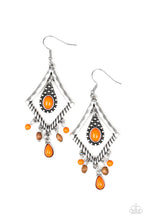 Load image into Gallery viewer, Paparazzi Southern Sunsets - Orange Earrings
