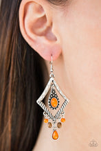 Load image into Gallery viewer, Paparazzi Southern Sunsets - Orange Earrings
