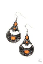 Load image into Gallery viewer, Paparazzi Sahara Samba - Orange Earrings
