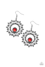 Load image into Gallery viewer, Paparazzi Wreathed In Whimsicality - Red Earrings
