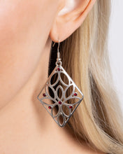 Load image into Gallery viewer, Paparazzi Pumped Up Posies - Red Earrings
