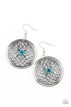 Load image into Gallery viewer, Paparazzi Mega Medallions - Blue Earrings
