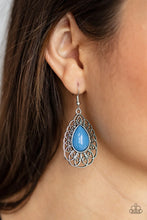 Load image into Gallery viewer, Paparazzi Dream STAYCATION - Blue Earrings
