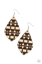 Load image into Gallery viewer, Paparazzi Zimbabwe Zoo - Brown Earrings
