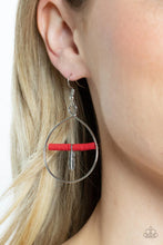 Load image into Gallery viewer, Paparazzi Free Bird Freedom - Red Earrings
