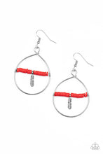 Load image into Gallery viewer, Paparazzi Free Bird Freedom - Red Earrings
