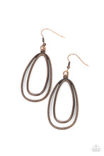 Load image into Gallery viewer, Paparazzi Lend Me Your Lasso - Copper Earrings
