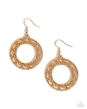 Load image into Gallery viewer, Paparazzi Vineyard Valentine - Gold Earrings
