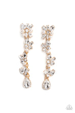 Load image into Gallery viewer, Paparazzi LIGHT At The Opera - Gold Earrings
