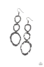 Load image into Gallery viewer, Paparazzi So OVAL It! - Black Earrings
