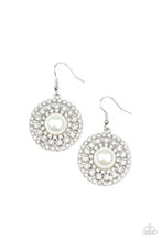 Load image into Gallery viewer, Paparazzi Century Classic - White Earrings
