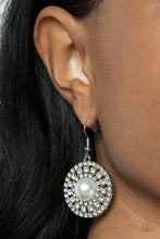 Load image into Gallery viewer, Paparazzi Century Classic - White Earrings
