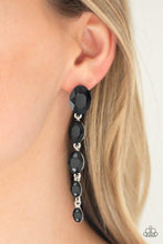 Load image into Gallery viewer, Paparazzi Red Carpet Radiance - Black Earrings
