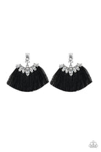 Load image into Gallery viewer, Paparazzi Formal Flair - Black Earrings
