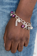 Load image into Gallery viewer, Paparazzi Lady Love Dove - Purple Bracelet
