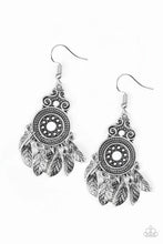 Load image into Gallery viewer, Paparazzi Lower East WILDSIDE - White Earrings
